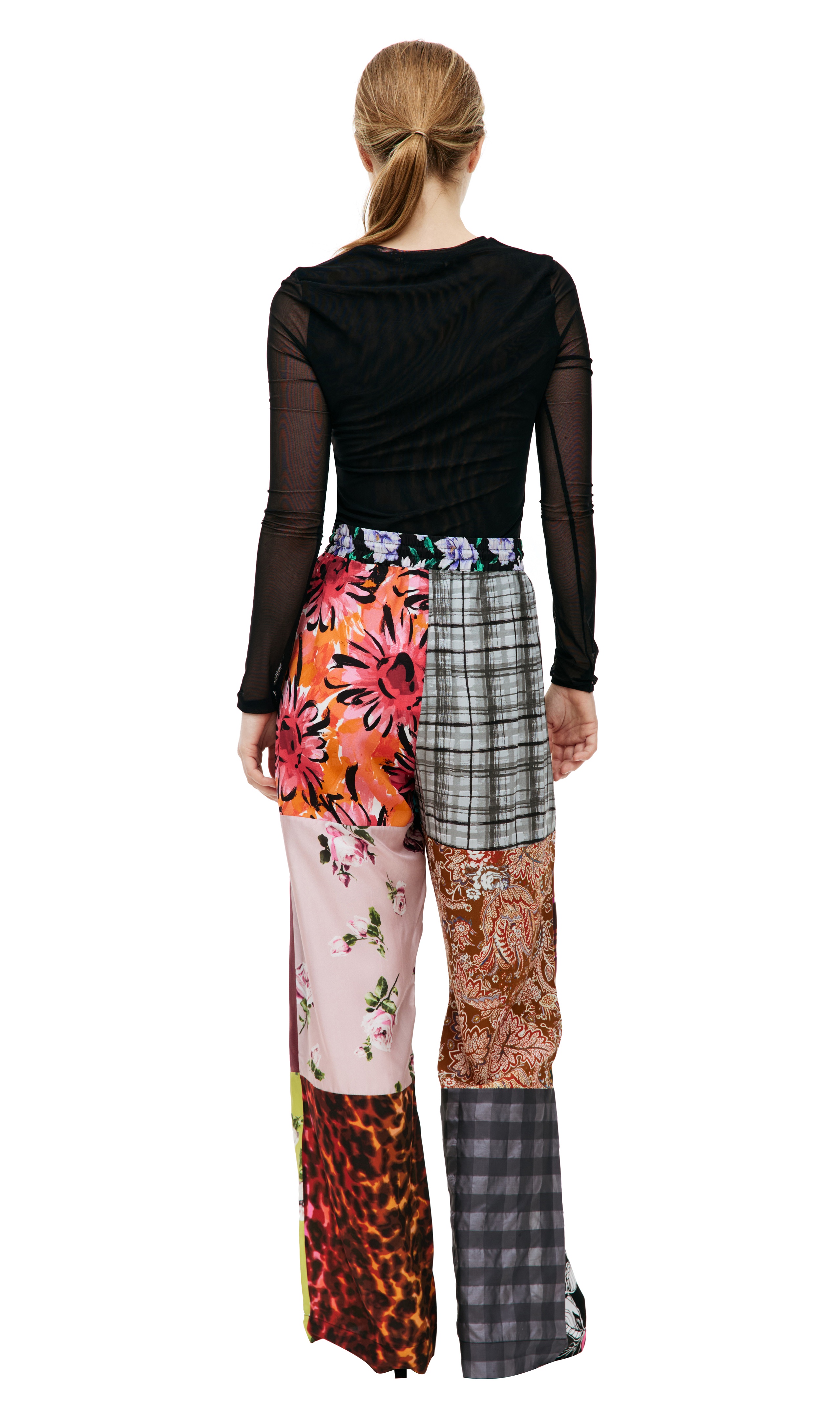 MULTICOLOR PATCHWORK TROUSERS - 3