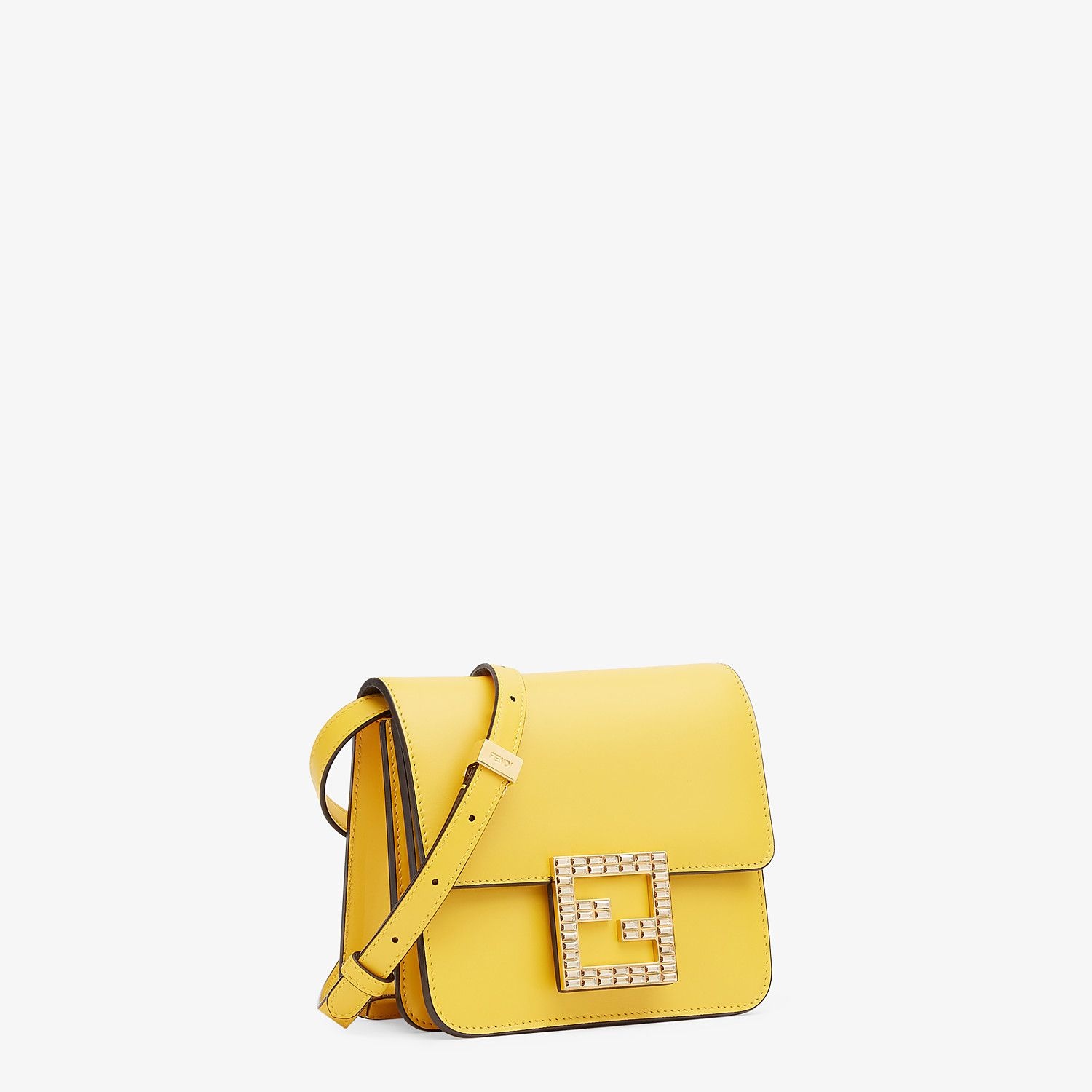 Small yellow leather bag - 3