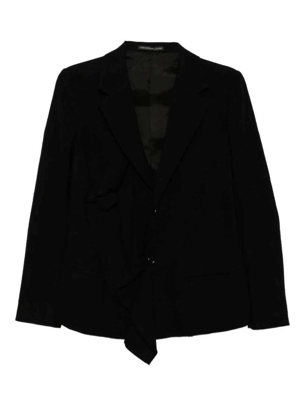 draped blazer - 1