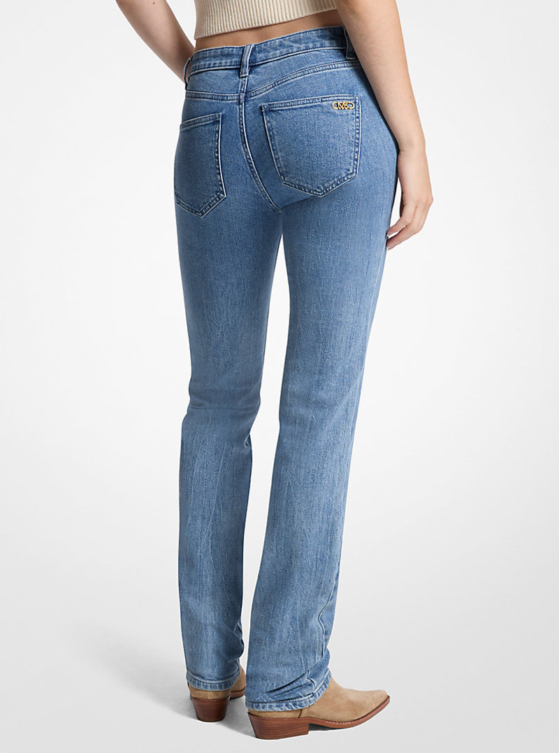 MICHAEL KORS Stretch Denim Cigarette Jeans outlook