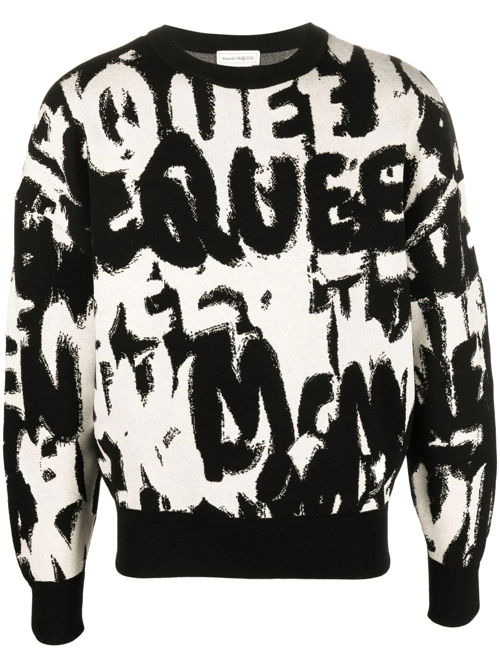 logo-print long-sleeve jumper - 1