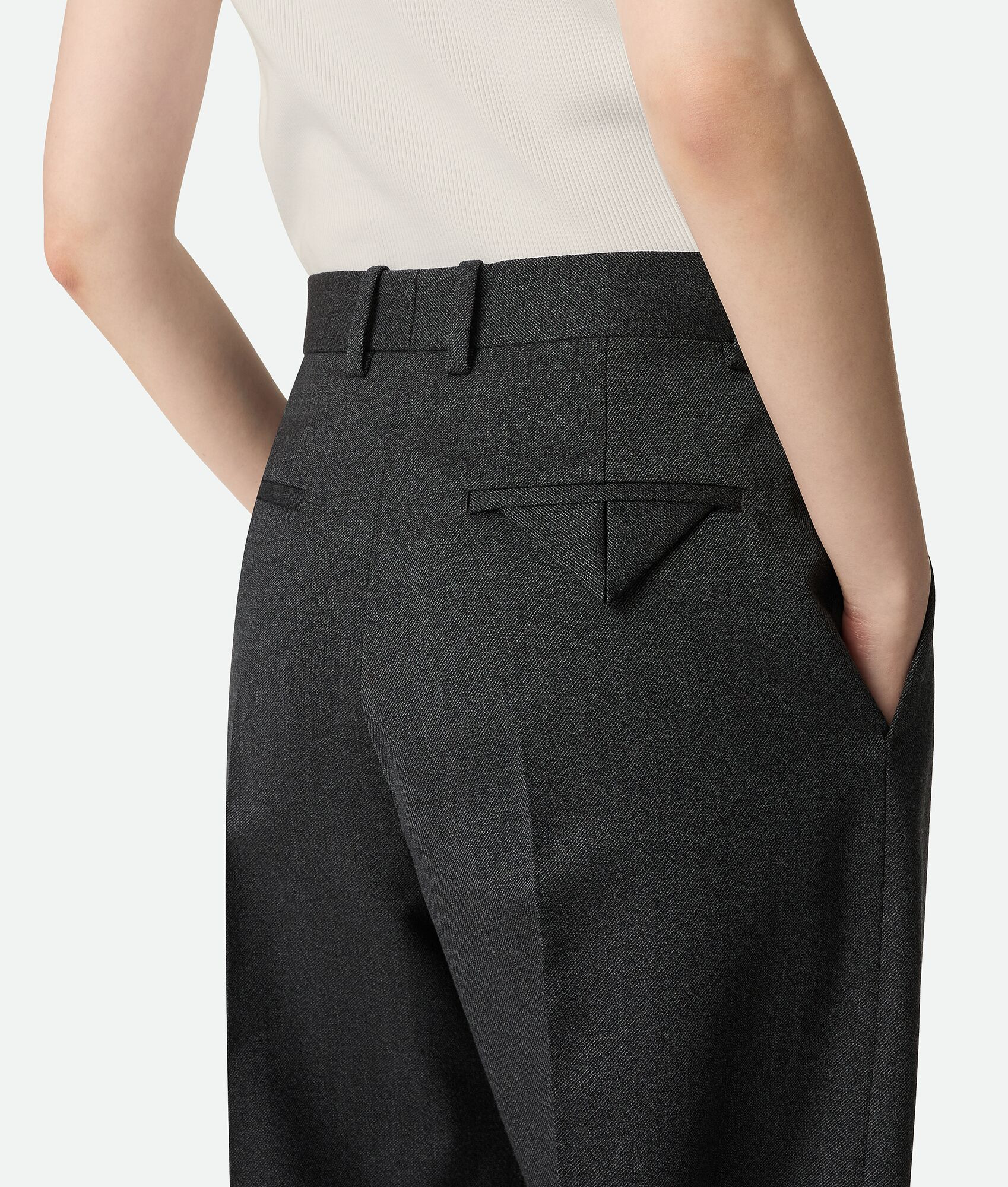 Mouline Wool Twill Pants - 5