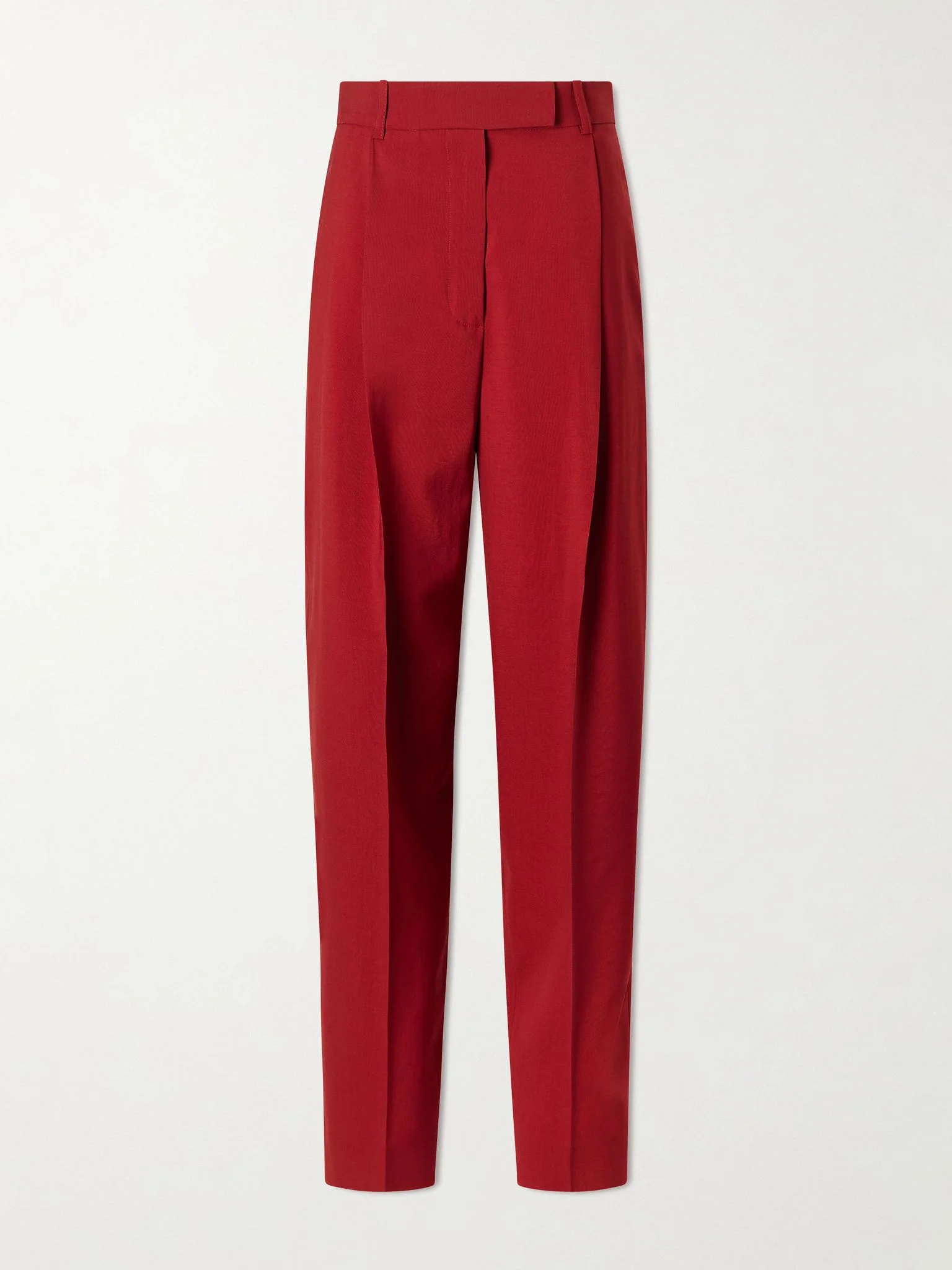 Daria virgin wool tapered pants Red - 1
