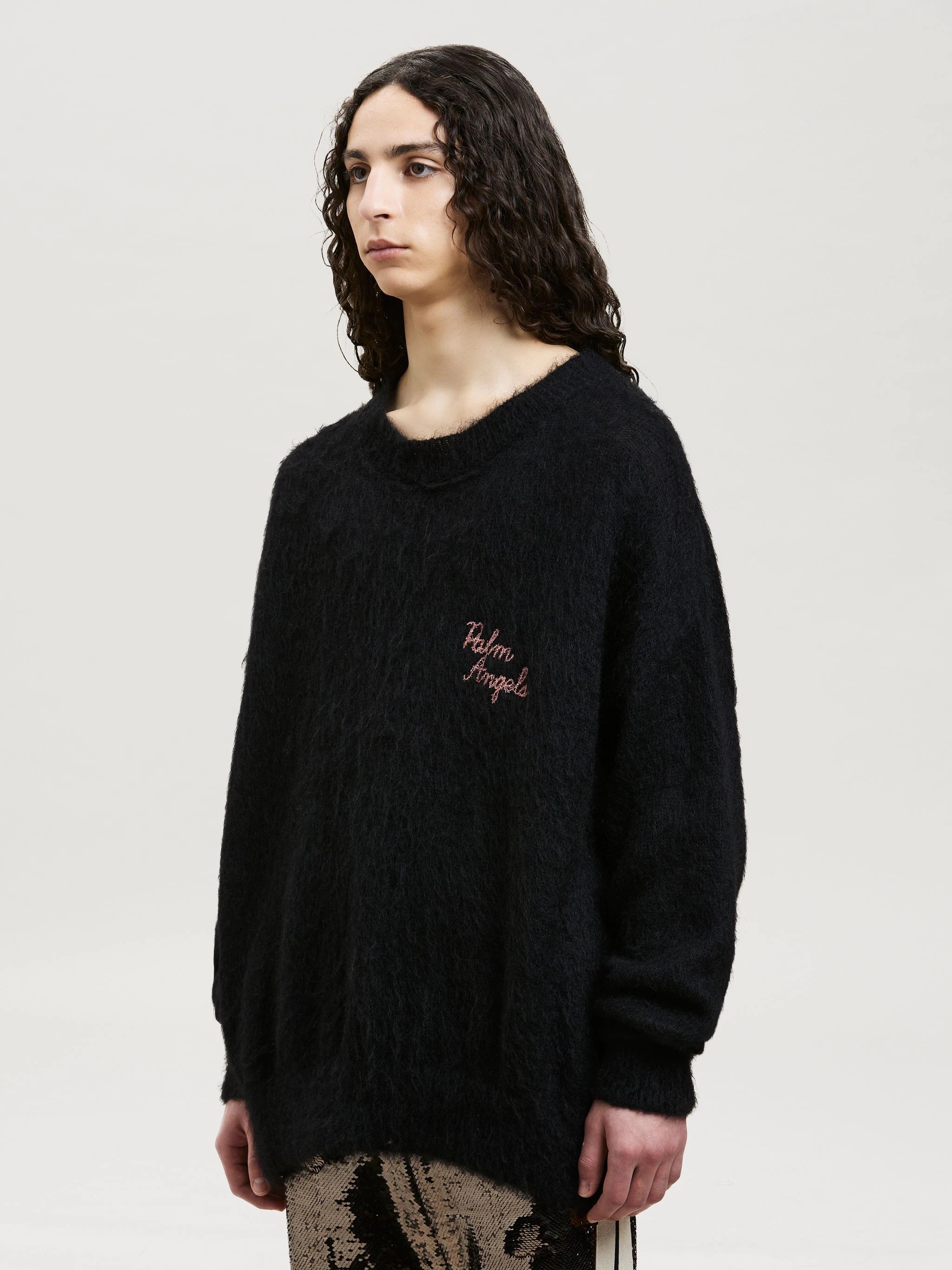 SPRAYED PALM SWEATER INTARSIA - 4