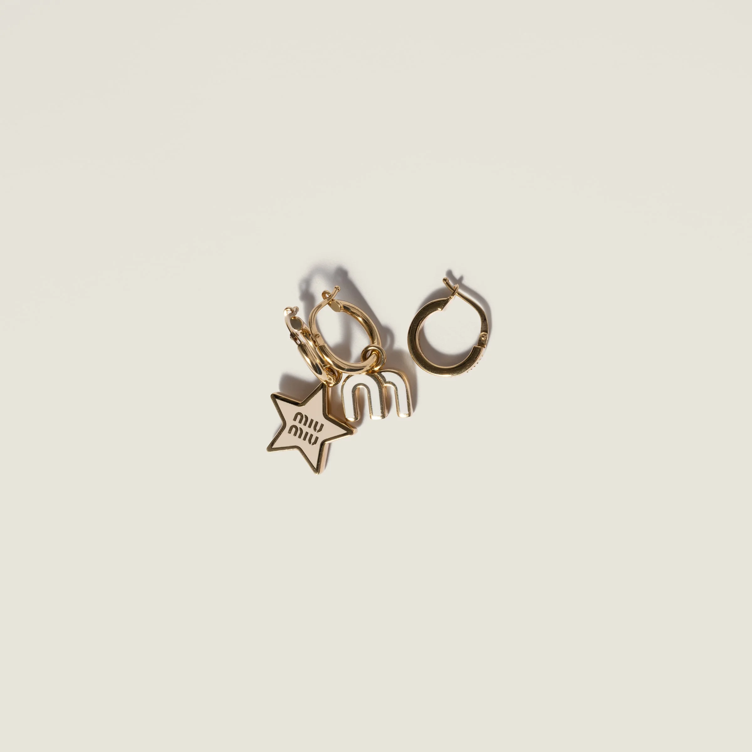 Set of enameled metal earrings - 1