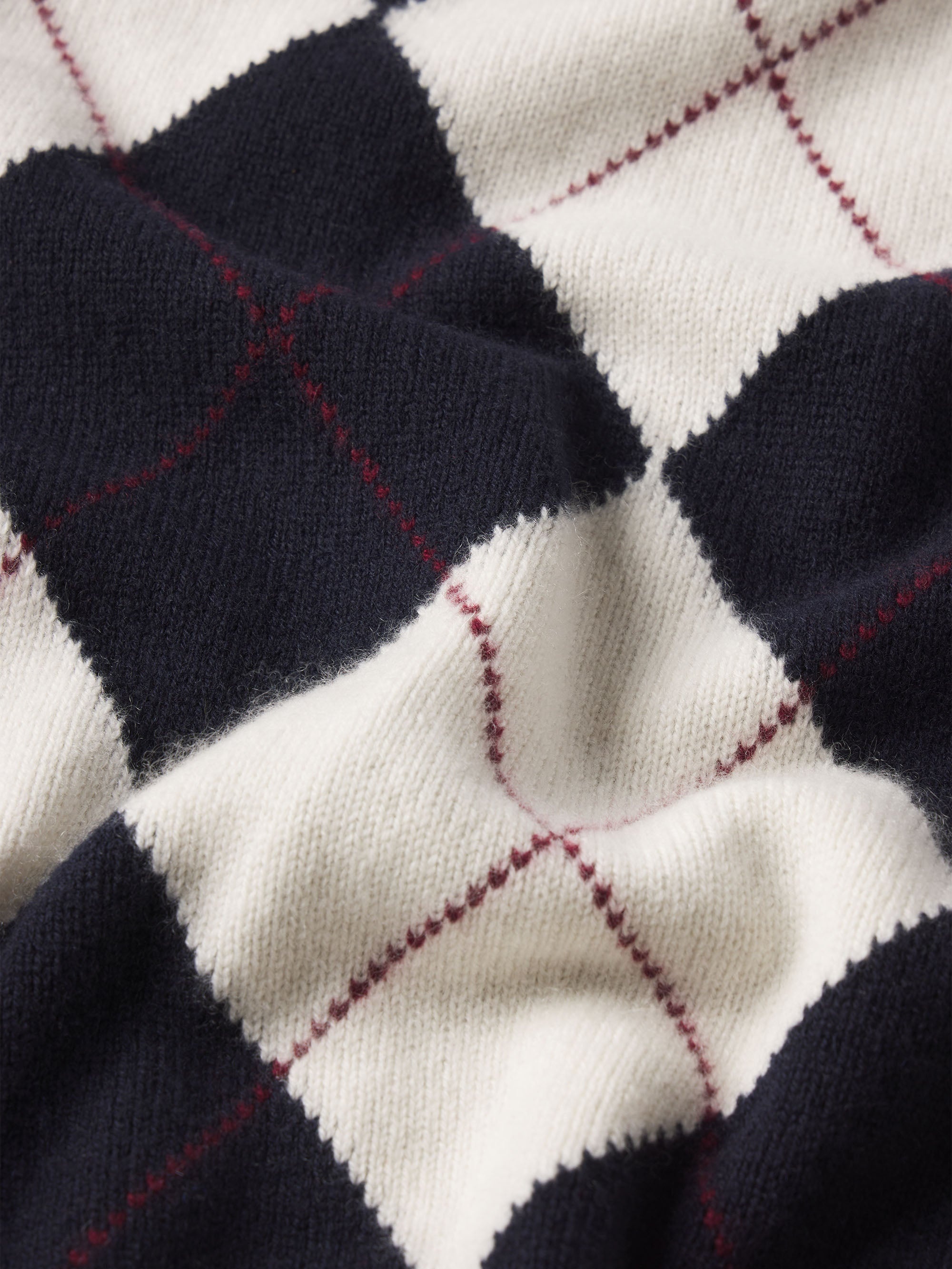 Sotheby’s Women's Argyle Vest in Navy Multi - 2