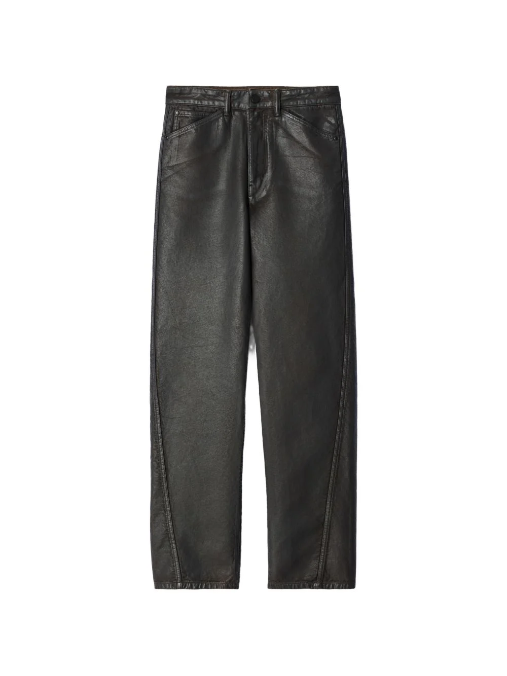 Lemaire Women Leather Trousers - 1