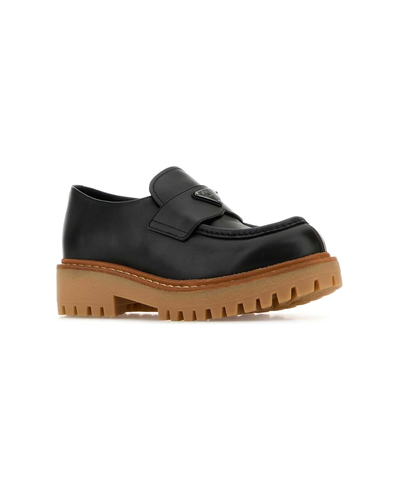 Black Leather Loafers - 2