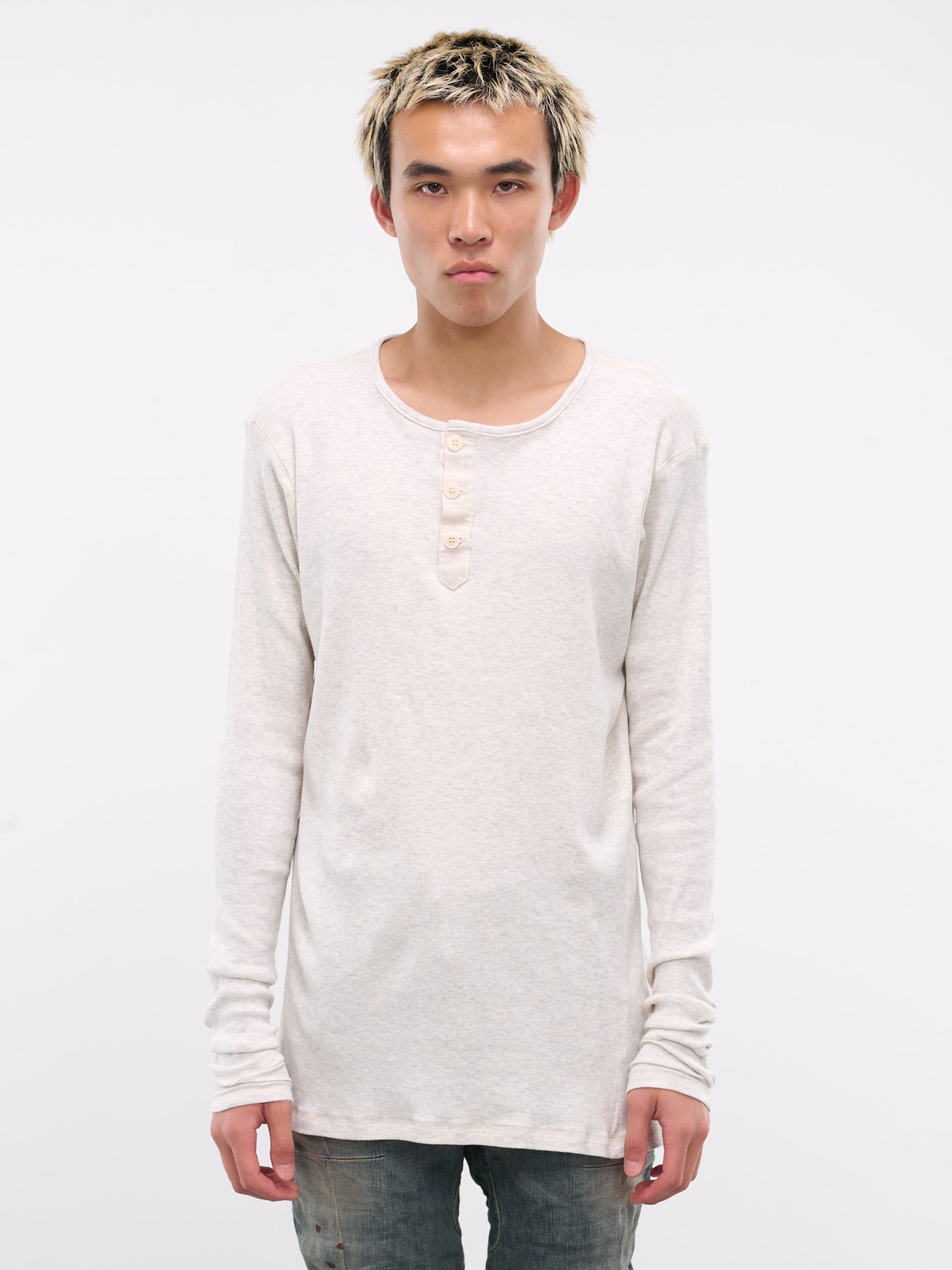 Long Sleeve Henley - 1