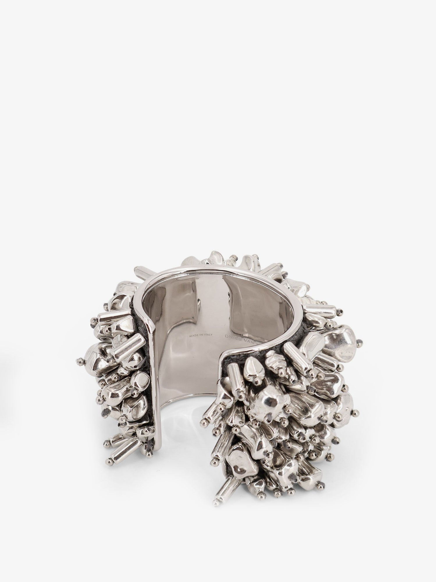 Dries Van Noten Women Brass Bracelet With Jewel Embellishments - 3
