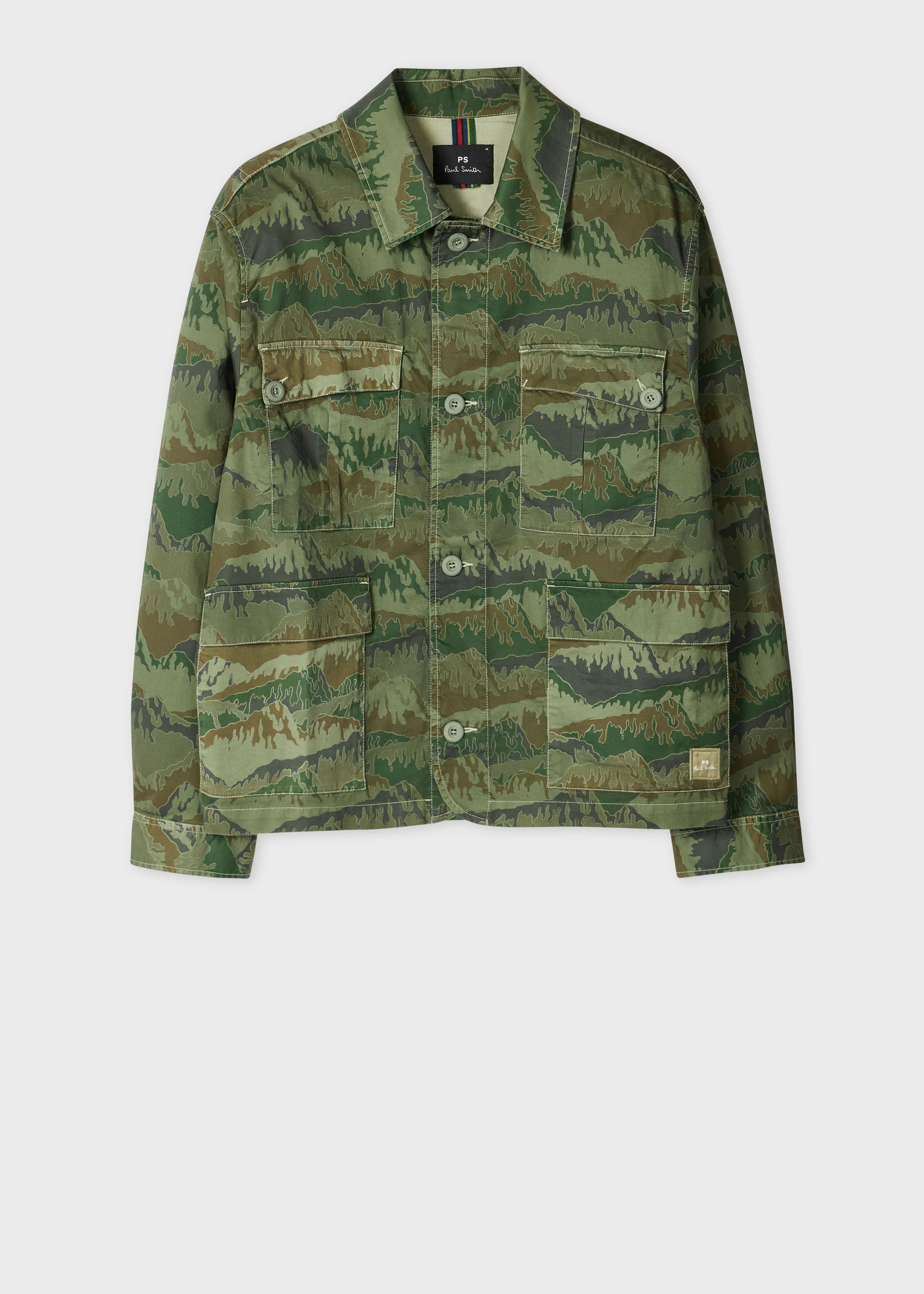 Khaki 'Mountain Camo' Field Jacket - 1