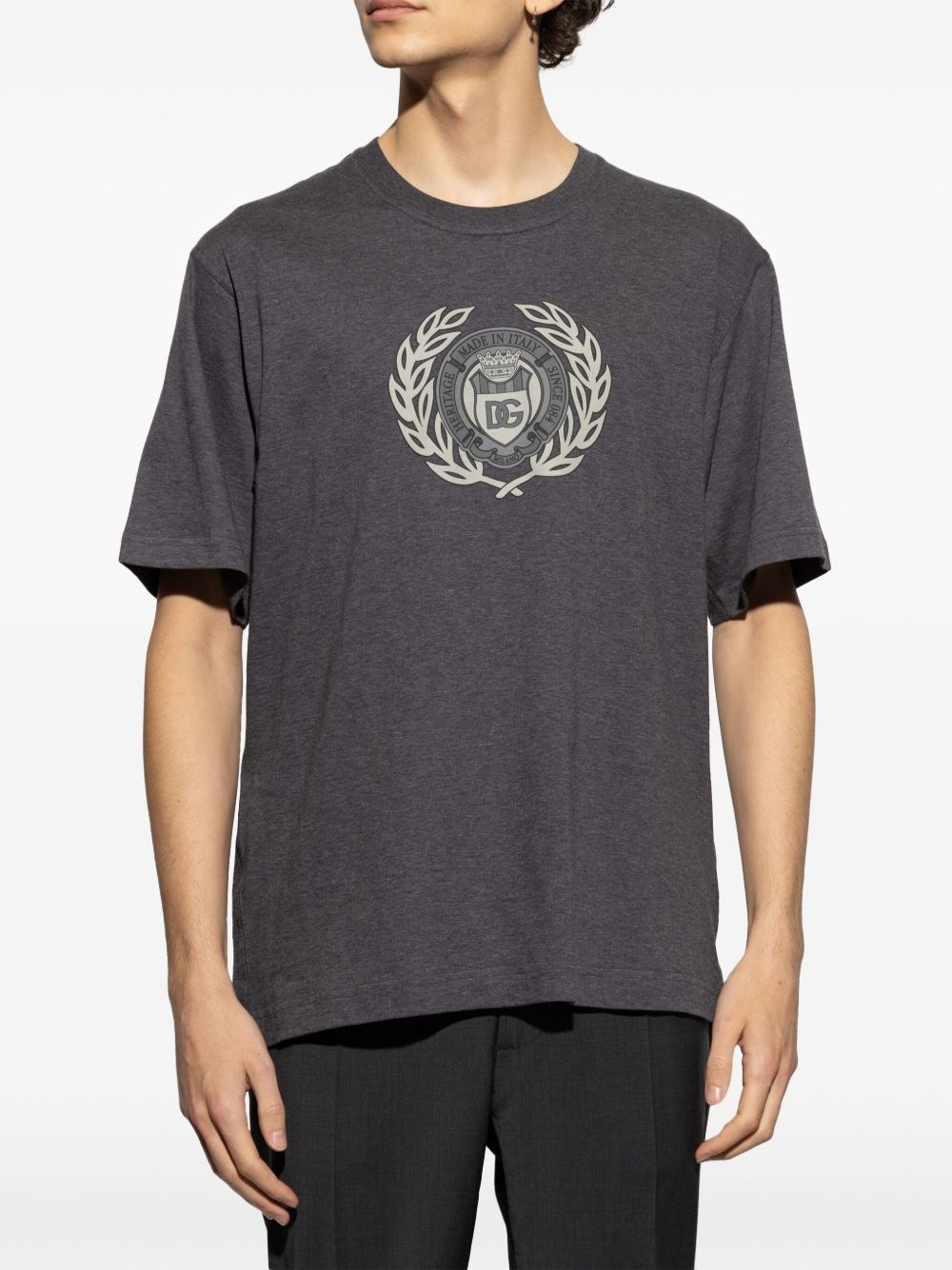 logo-print T-shirt - 3