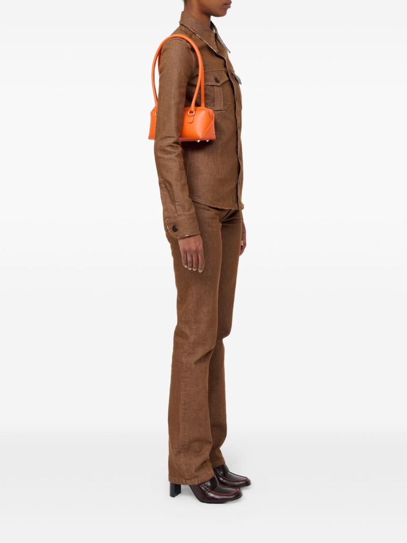 mini Bauletto J leather shoulder bag 3