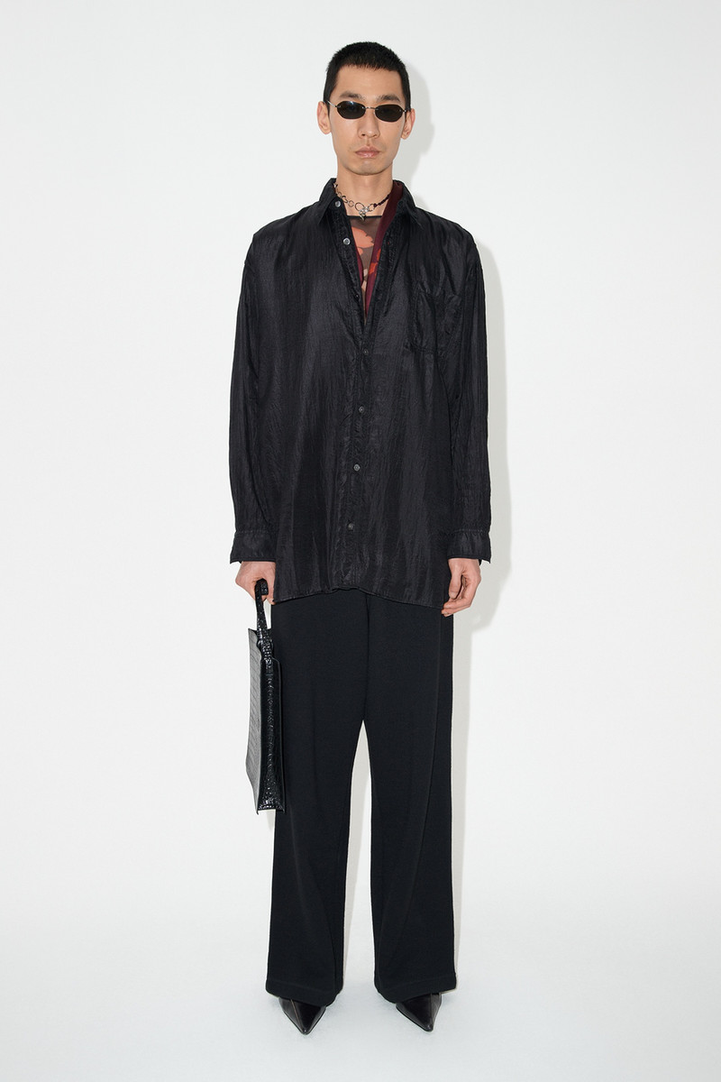 Darling Shirt Black Cotton Silk 1