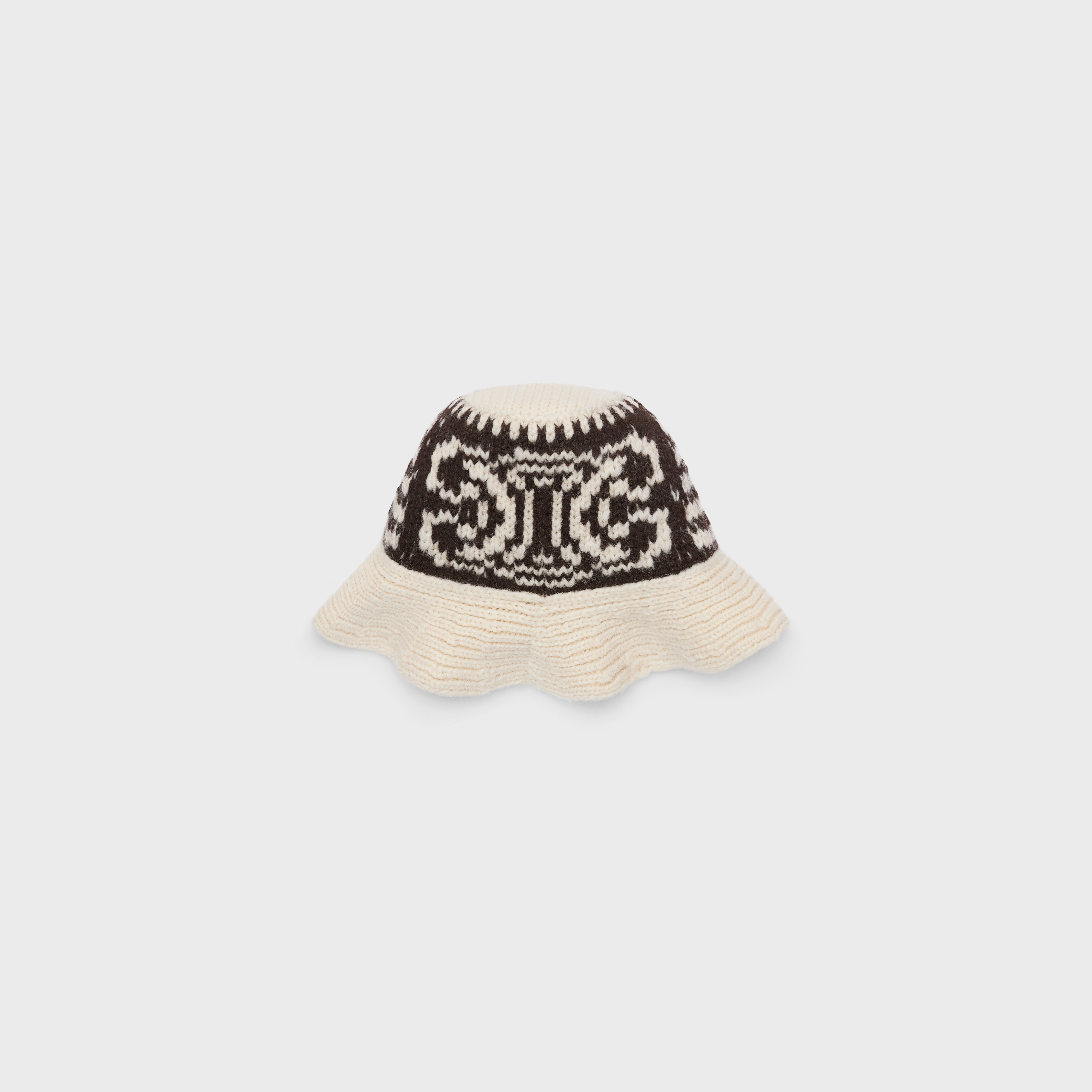 “TRIOMPHE” BUCKET HAT IN WOOL - 2