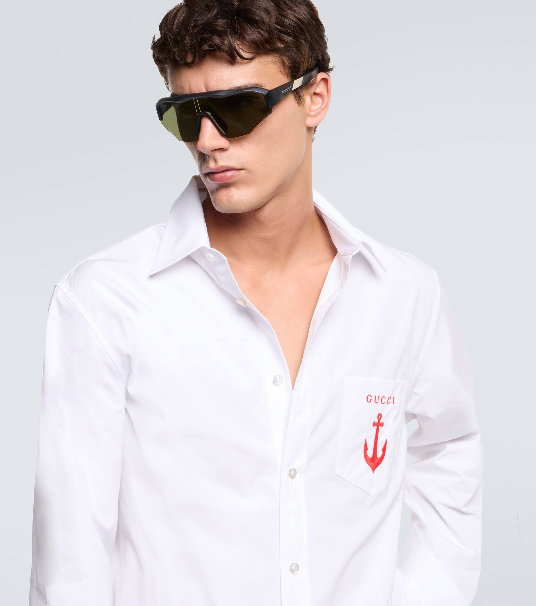 Logo shield sunglasses - 2