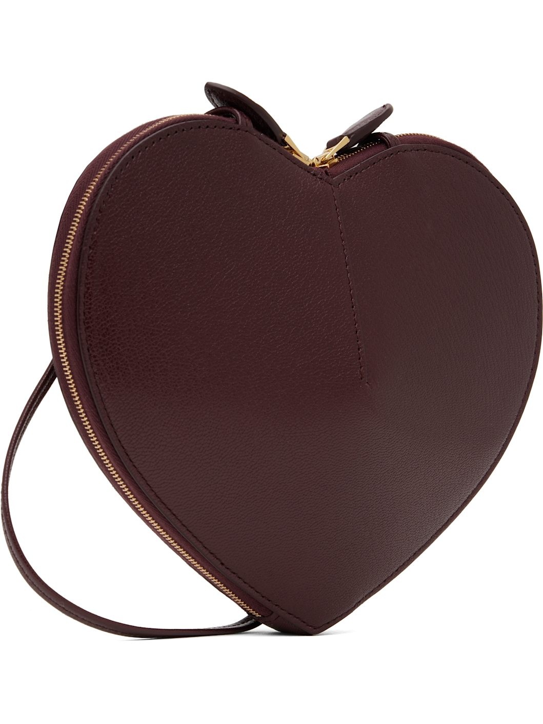 Burgundy 'Le Coeur' Bag - 3