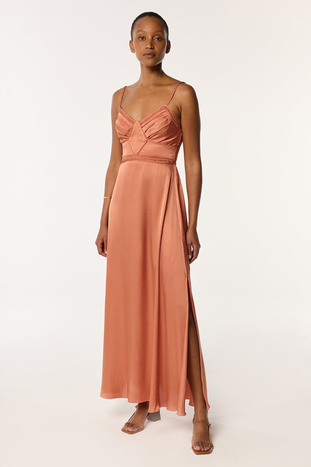 Long Dress Cara - Dusty Pink - 1