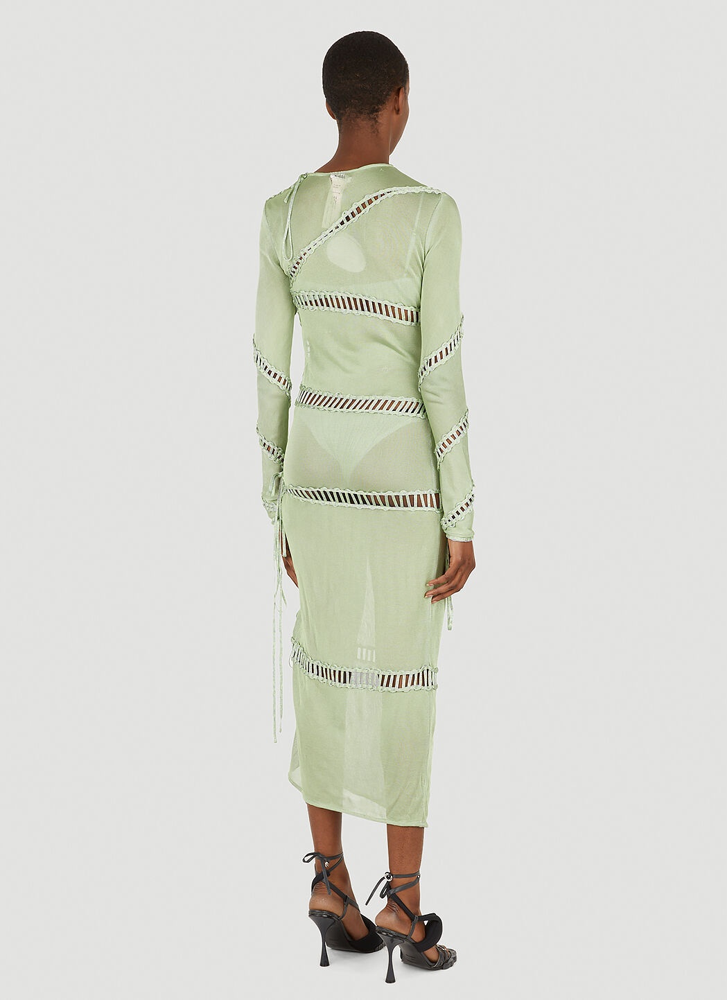Puzzle Long Sleeve Dress - 4