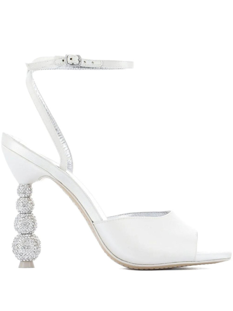 100mm Natalia crystal sandals 1