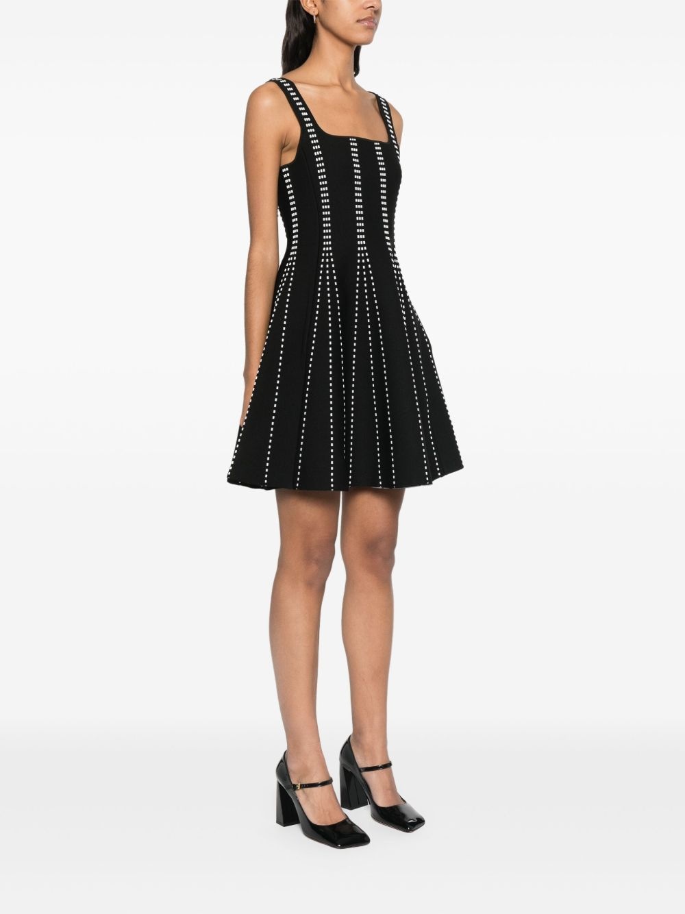knitted mini dress - 3