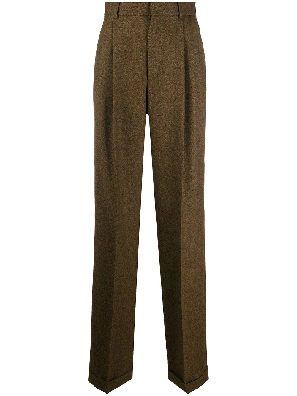 pleated high waist trousers  - 1