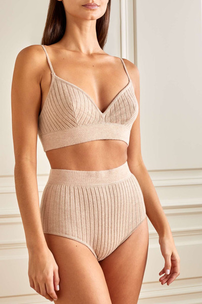 ERES Coeur ribbed wool and cashmere-blend briefs outlook