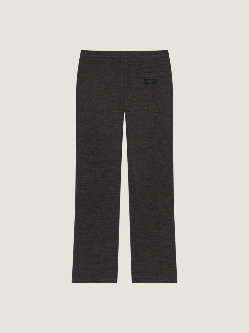 Givenchy JOGGERS IN WOOL WITH GIVENCHY PARIS GROS GRAIN outlook