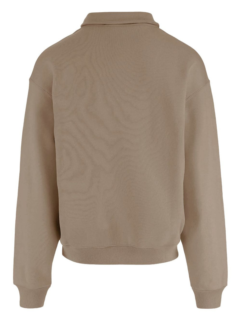JACQUEMUS The Gros Grain high collar logo sweatshirt outlook