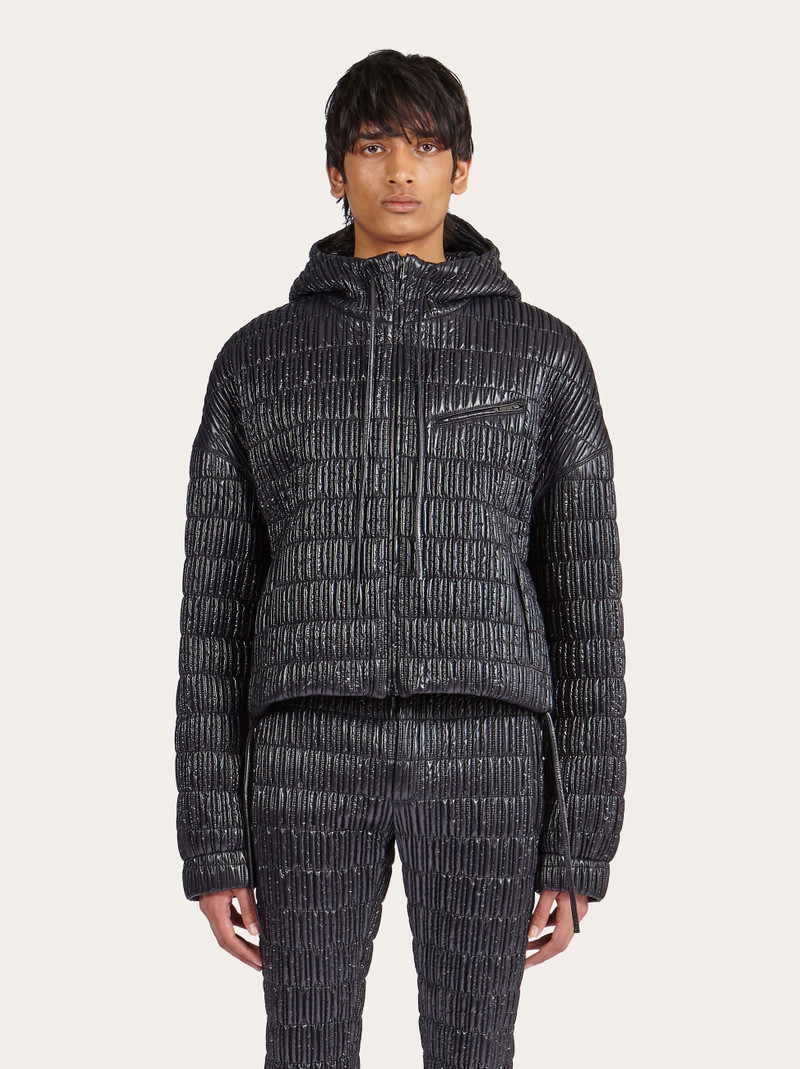 FERRAGAMO Quilted nylon bomber outlook