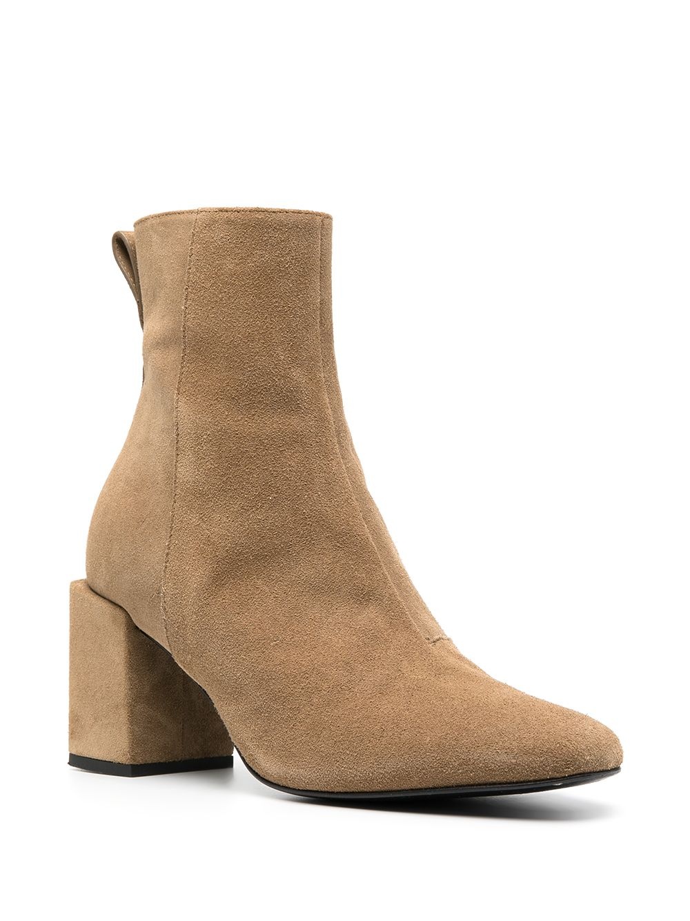 zipped block heel boots - 2