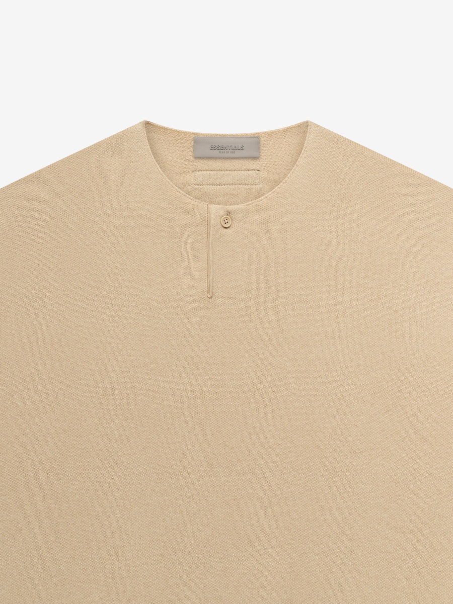 Womens Knit LS Henley - 3