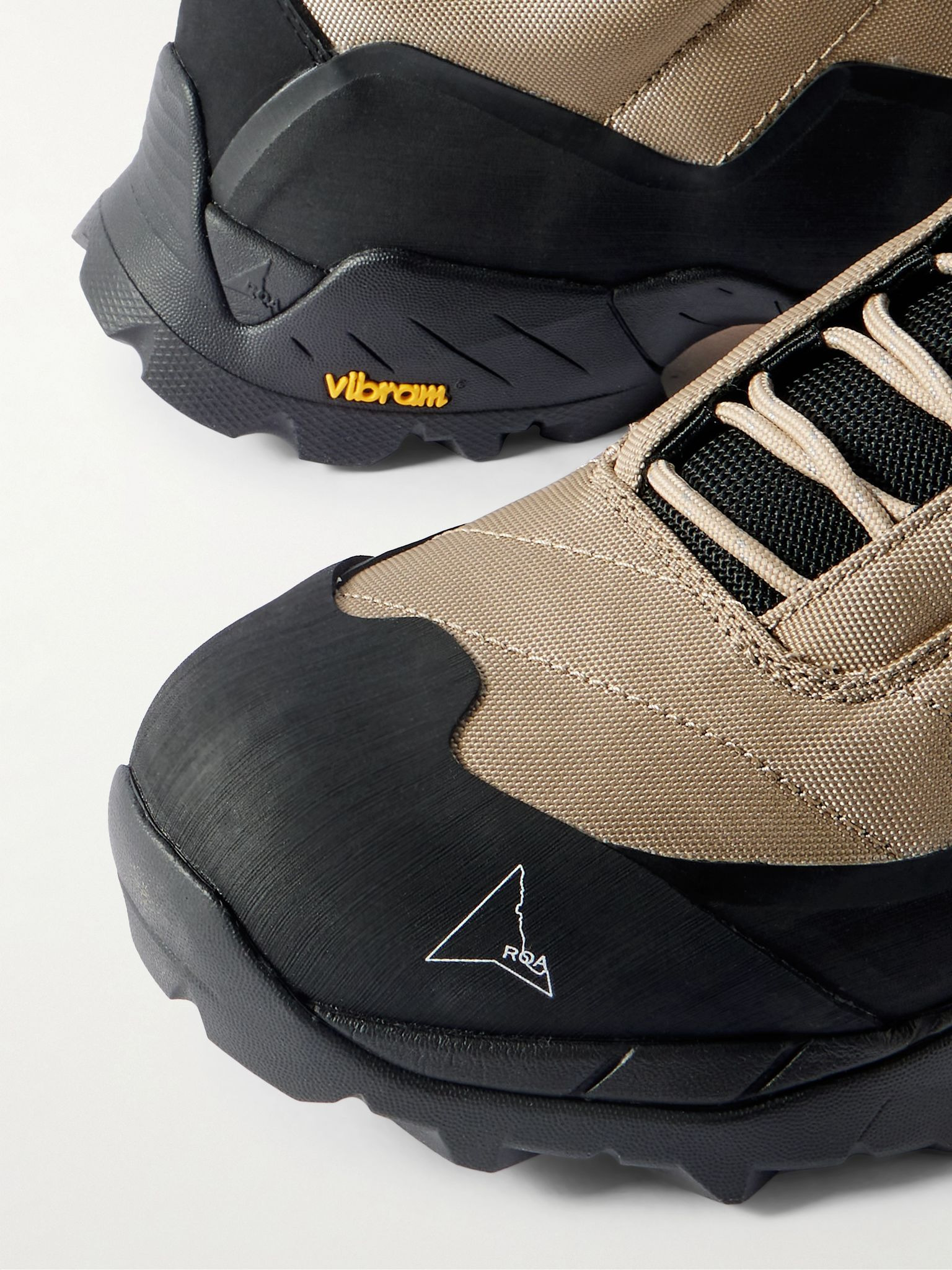 Katharina Rubber and Leather-Trimmed CORDURA® Hiking Sneakers Brown - 5
