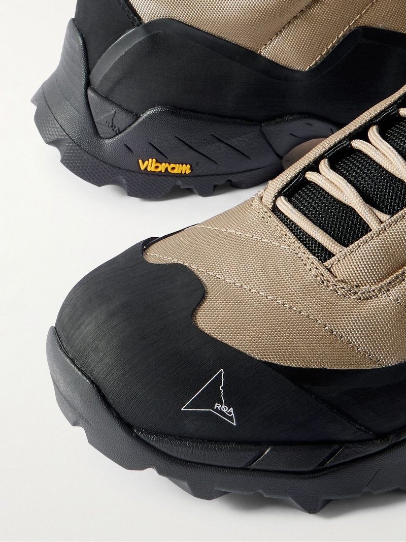 Katharina Rubber and Leather-Trimmed CORDURA® Hiking Sneakers Brown 5