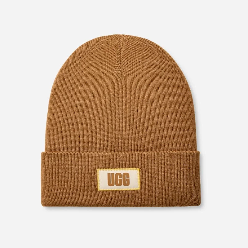 ® Men's High Crown Beanie Knit/Recycled Materials in Chestnut Ii - 1