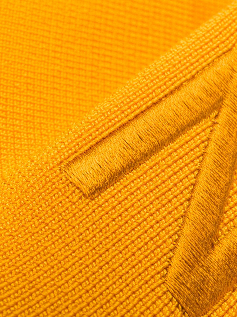 turtleneck ribbed scarf - 3