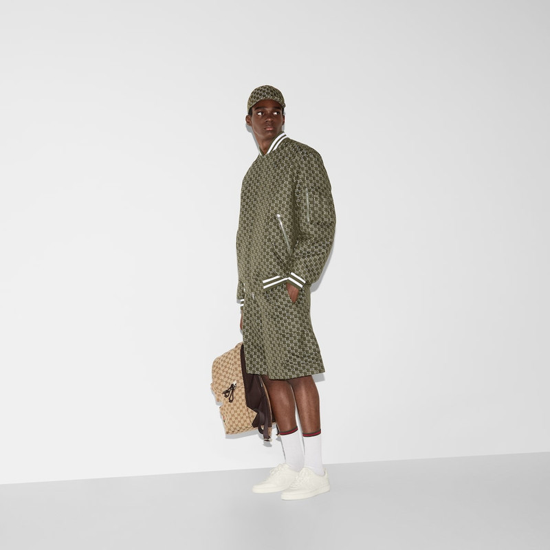 Cotton jacquard shorts with GG Shadow 6