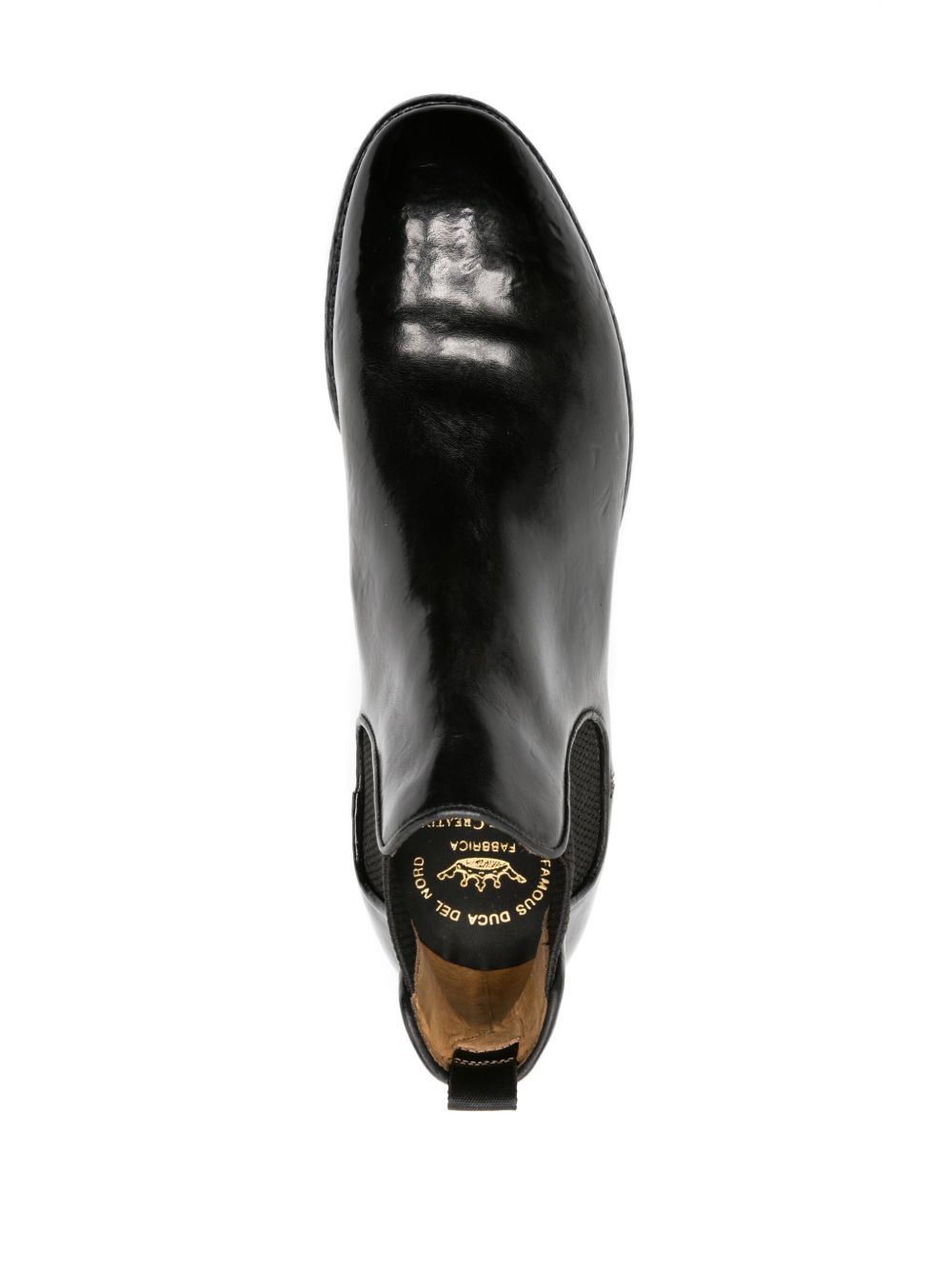 polished leather Chelsea boots - 4