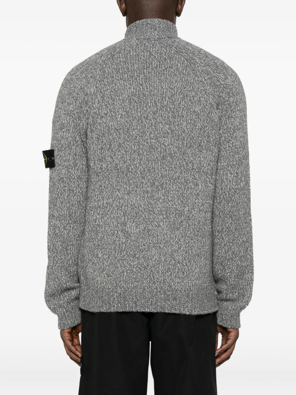 STONE ISLAND - Men Essential Crew Neck Cardigan - 3
