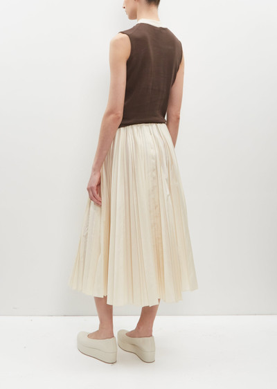 Sara Lanzi Washed Taffeta Pleated Skirt outlook