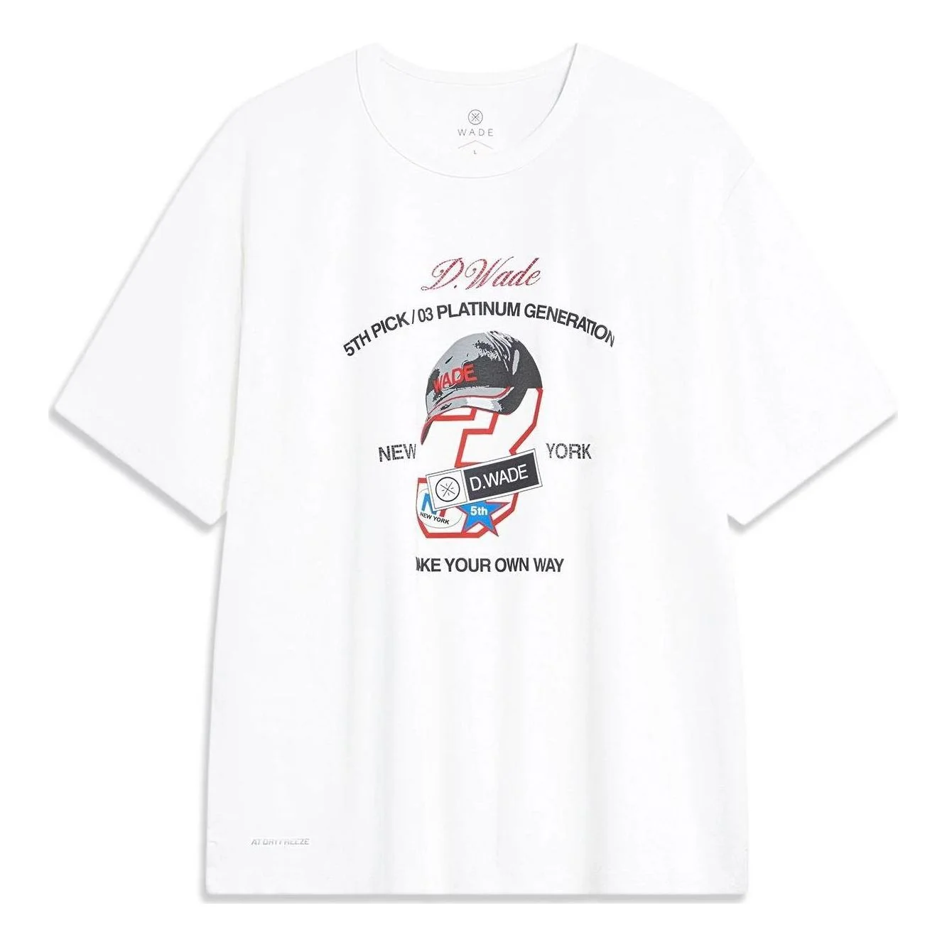 Li-Ning Way of Wade T-shirt 'White' AHST531-2 - 1