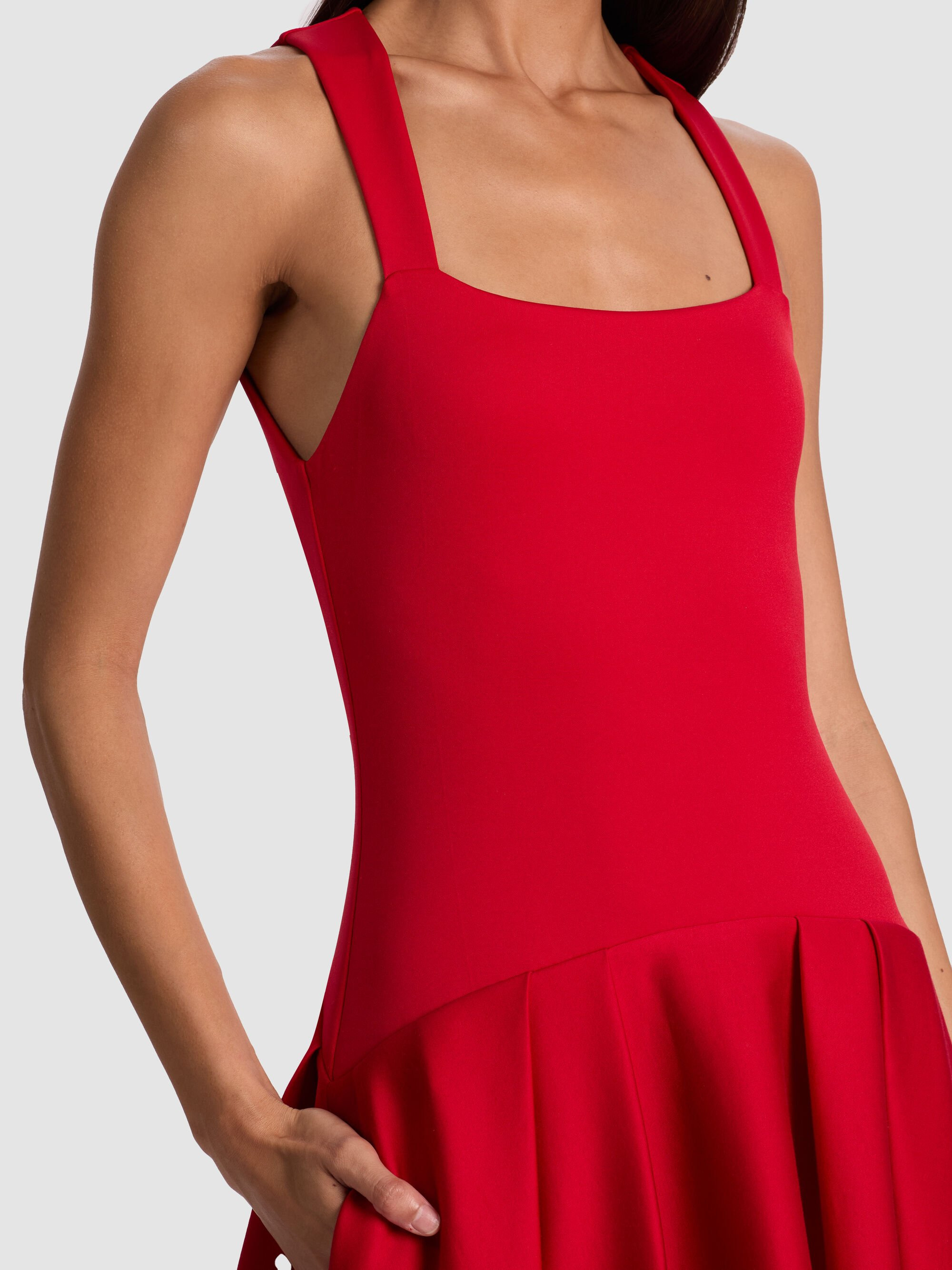 ADLEY DROP WAIST MIDI DRESS - 3