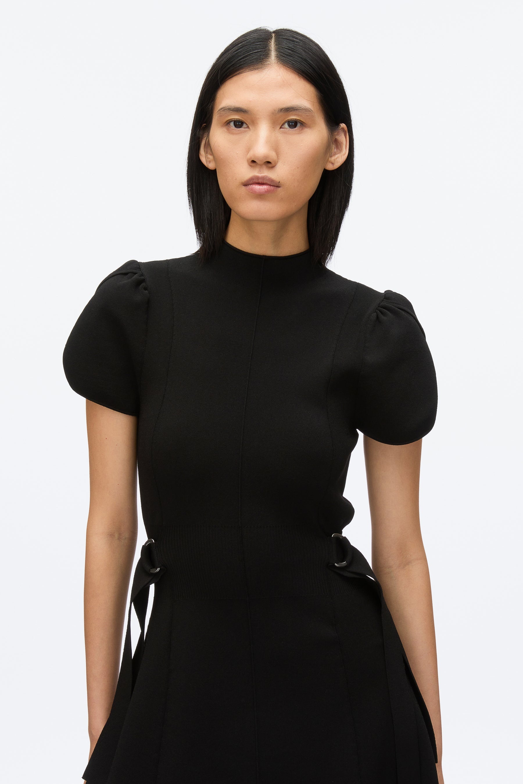 Compact Rib Tulip Dress - 5