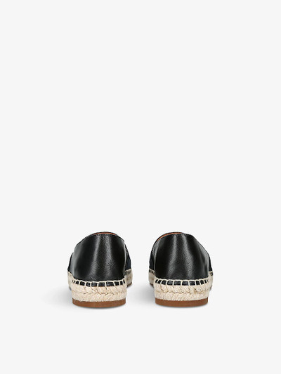 Chloé Piia logo-embellished leather espadrilles outlook