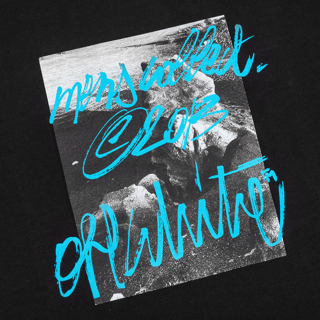 OFF-WHITE C/O VIRGIL ABLOH ROCKS TYPE SLIM S/S TEE - BLACK/WHITE - 3