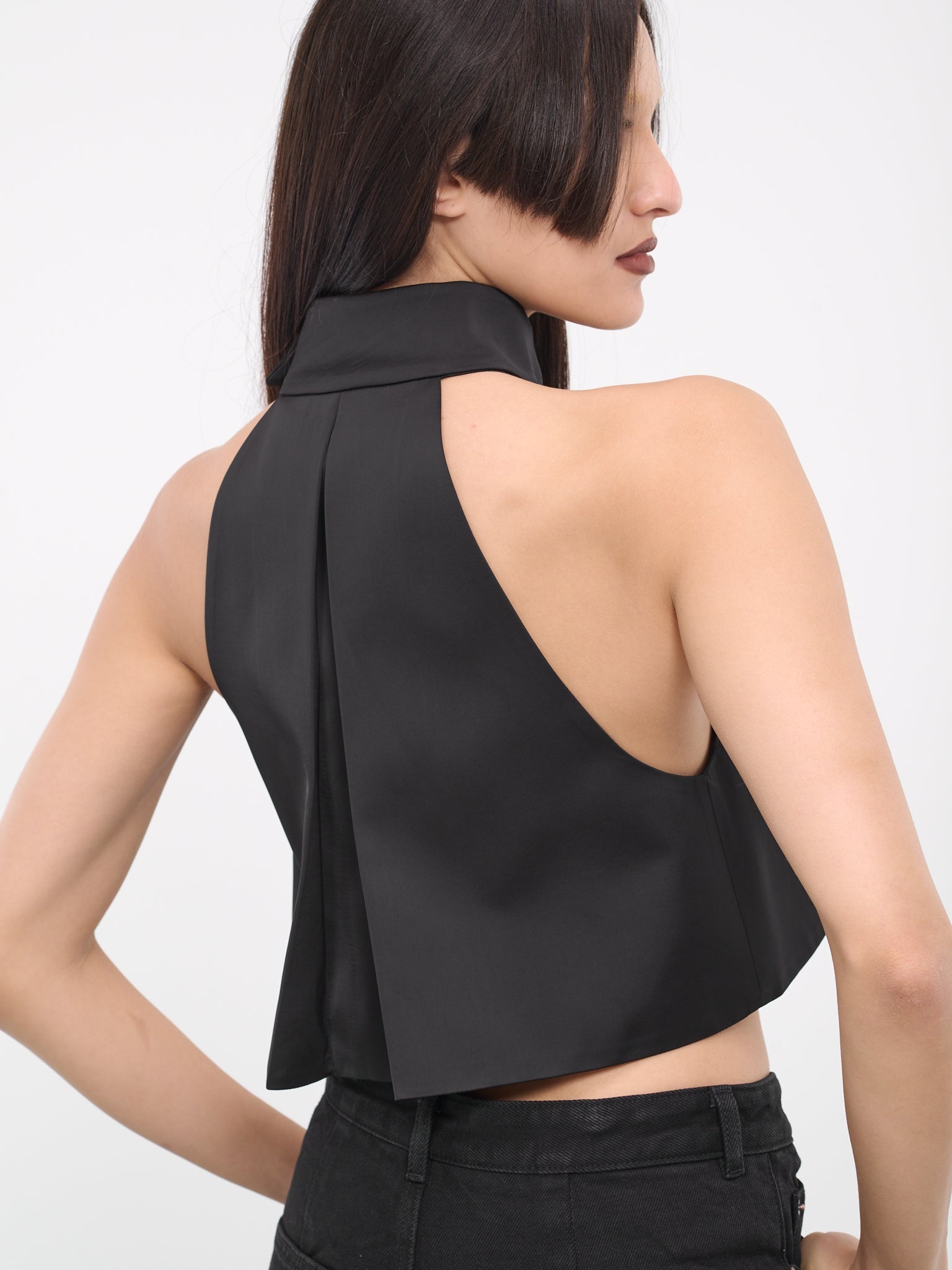 Halterneck Crop Blouse - 5