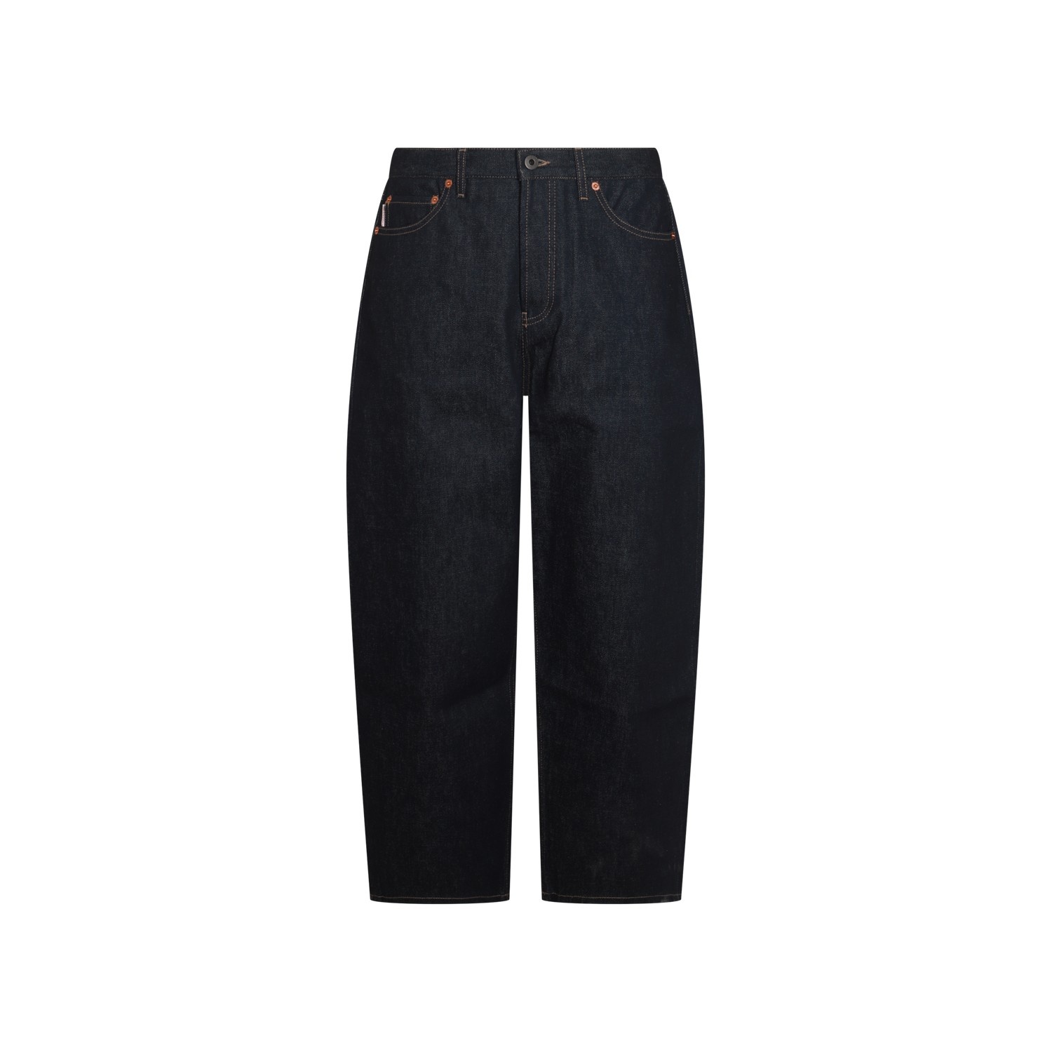 BLACK COTTON DENIM JEANS - 1