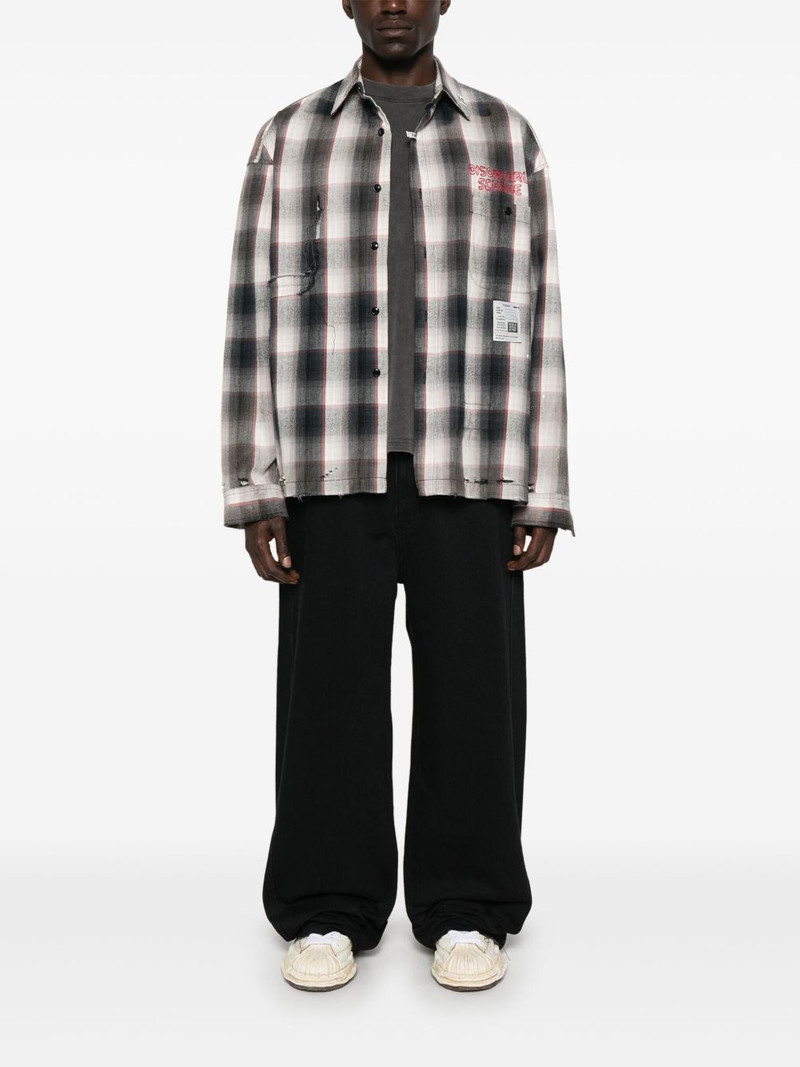 Maison MIHARAYASUHIRO checked shirt outlook