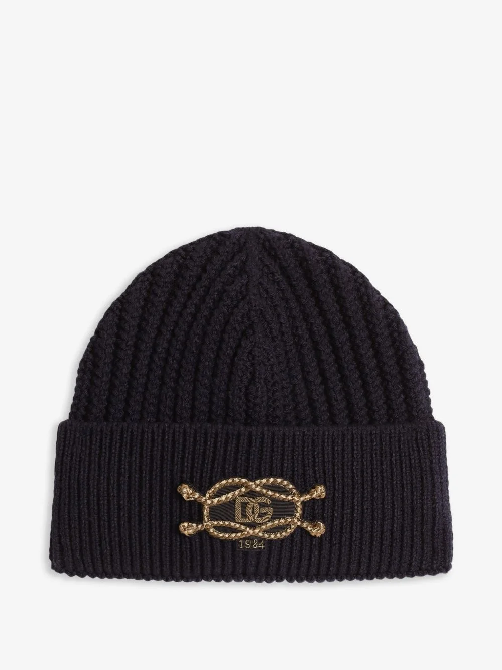 rib-knit hat - 1
