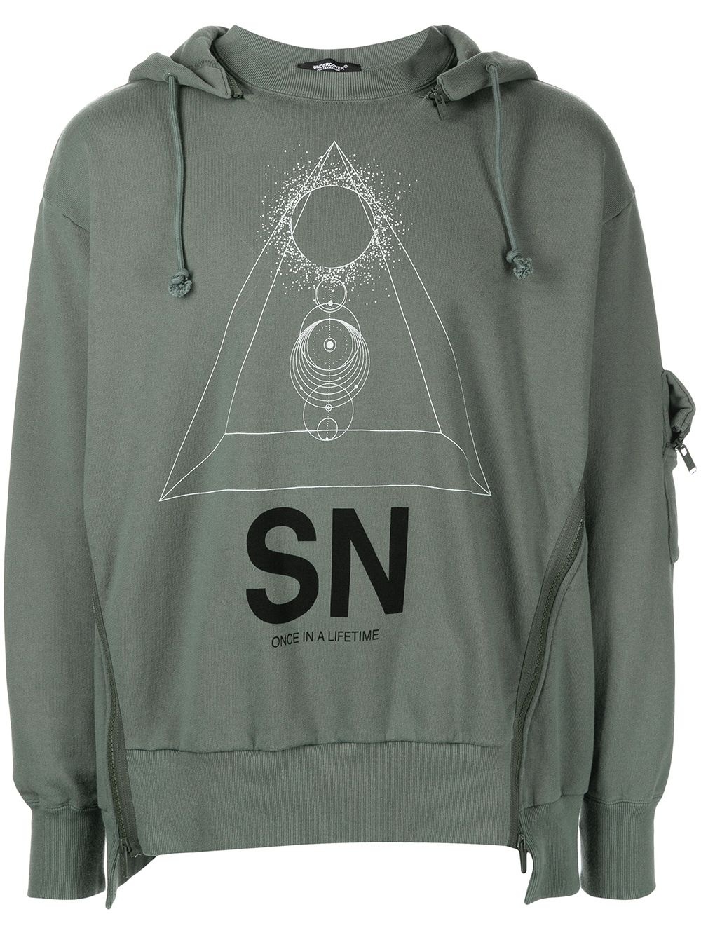 graphic-print hoodie - 1